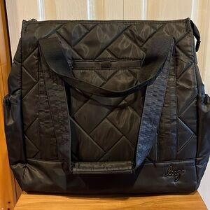 Lug Carry All Zip Top Tote (Baby Yacht) - Black